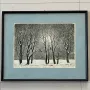 Георги Василев картина - “Зимна Тишина” литография, снимка 1