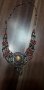 Старинно  колие филигран с икона, снимка 2