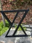 Метални крака за маси пейки барплот бюро, снимка 3