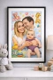 Карикатура в рамка – Персонален подарък с характер!, снимка 2