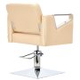 Хидравличен въртящ се фризьорски стол Tomas за фризьорски салон Z-83030-GOLD-WHITE-FOTEL-BEZPODN, снимка 5