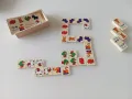 Детско дървено домино с животни, снимка 2