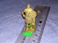 СТАРО МЕТАЛНО ВОЙНИЧЕ КИНДЕР - ШОТЛАНДЕЦ с ПОЗЛАТА РЯДКО За КОЛЕКЦИЯ 37109, снимка 5