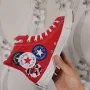 кецове Converse All Star Hi Univeristy Red Black Rush Blue Multi Logo  номер 45 , снимка 7