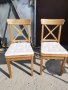 Дървени столове 2 броя, снимка 1 - Столове - 43498004
