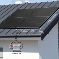 800W Соларна Система Комплект за балкон или покрив, снимка 3 - Други - 43832826