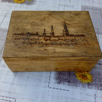 Стара дървена кутия, снимка 2 - Декорация за дома - 36574898