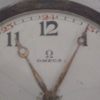 Стар сребърен джобен часовник''Омега'', снимка 2 - Антикварни и старинни предмети - 43817183