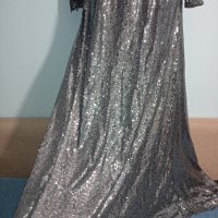 Официална сива рокля L/Xl Нова, снимка 16 - Рокли - 40171724
