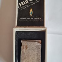 Сребърна винтидж японска газова запалка Maruman, снимка 1 - Колекции - 43958838