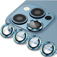Цветен протектор за Камера iPhone 15 Plus, Sierra Син, снимка 1 - Фолия, протектори - 43032979