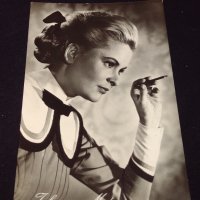 Стара картичка за автографи на актрисата Йохана Метц за КОЛЕКЦИОНЕРИ 32305, снимка 3 - Колекции - 43085427