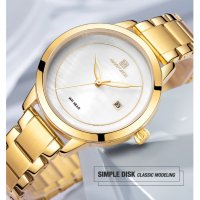 Дамски часовник NAVIFORCE Clarity Gold/White 5008 GW. , снимка 12 - Дамски - 34743466