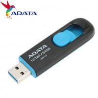USB Fash Memory 64GB USB3.0 A-DATA UV128 черна Флаш Памет, снимка 2 - USB Flash памети - 20794121
