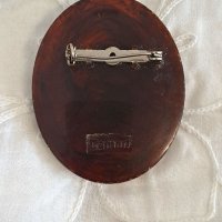 Винтидж брошка,,камея,, ,Франция, снимка 4 - Антикварни и старинни предмети - 40782783