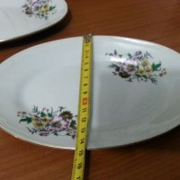 Стар български порцелан чинии, снимка 3 - Антикварни и старинни предмети - 35449049