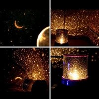 Магическа детска лампа "Мощно небе" - светещи звезди, нощна лампа, снимка 4 - Настолни лампи - 26914286