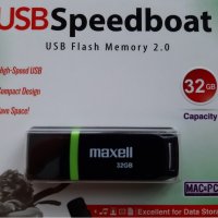 USB Флаш памет Maxell 32 GB, снимка 1 - USB Flash памети - 26342289