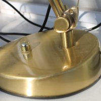 Немска настолна месингова лампа, снимка 4 - Настолни лампи - 43240608