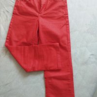Червен панталон 7/8, снимка 2 - Детски панталони и дънки - 33585060