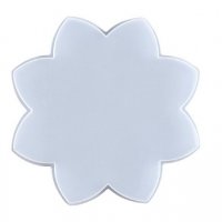 цвете Лотус Лотос основа поднос подложка поставка чаша плитка форма силиконов молд за смола гипс , снимка 2 - Форми - 37753345