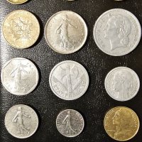 Голям лот стари монети Франция в добро състояние, снимка 2 - Нумизматика и бонистика - 40074019
