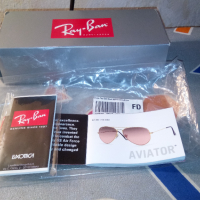 RAY-BAN Aviator Classic 0RB3025 L0205 Gold, снимка 15 - Слънчеви и диоптрични очила - 36545063