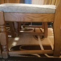 Комплект трапезни столове дъбов масив 6бр Германия, снимка 6 - Столове - 39817968