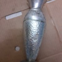Стара алуминиева ваза, снимка 1 - Декорация за дома - 35651405