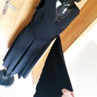 Черна елегантна дълга рокля с шлейф ХЛ в Рокли в гр. Перник - ID32855894 —  Bazar.bg