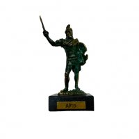 Статуетка Ahelos, Арис, Метална, Зелена, 9 см., снимка 1 - Арт сувенири - 37368316