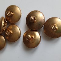 Копче метално 7 бр., винтидж, снимка 2 - Антикварни и старинни предмети - 44028084