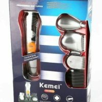 Машинка за бръснене и подстригване Kemei KM-580А, 7 в 1, снимка 4 - Електрически самобръсначки - 38308879