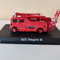 Метална количка - пожарна кола AEC Regent III на ATLAS, снимка 3 - Колекции - 33020754