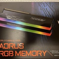 AORUS RGB DDR4 16GB (2x8GB) 3733MHz (With Demo Kit), снимка 1 - RAM памет - 43846959