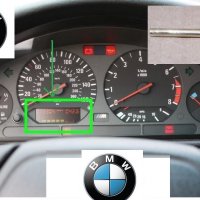Лентов Кабел BMW Е34 Ремонт Пиксели PIXEL МИД Километраж MID Радио Поправка BMW Rover E34 5-та Серия, снимка 4 - Части - 39854862