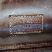 Оригинална кожена мъжка чанта KATANA,Франция. , снимка 7 - Чанти - 27968814