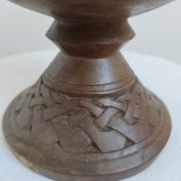 Дървена ваза №2558, снимка 3 - Антикварни и старинни предмети - 37438791