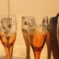 Елегантни чаши за коняк или ракия, снимка 6 - Антикварни и старинни предмети - 43573250