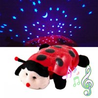 Детска музикална нощна лампа звездно небе - Калинка, снимка 1 - Плюшени играчки - 43132612