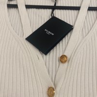 Balmain топ от плетиво, снимка 2 - Корсети, бюстиета, топове - 44071336