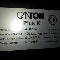 CANTON PLUS X-2X100W ВНОС SWISS 2107221934L, снимка 16 - Тонколони - 37461892