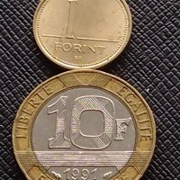 Лот монети от цял свят 10 броя ФРАНЦИЯ, ИСПАНИЯ, ПОЛША ЗА КОЛЕКЦИЯ ДЕКОРАЦИЯ 14962, снимка 10 - Нумизматика и бонистика - 43409170