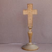 Стар напрестолен кръст , снимка 1 - Антикварни и старинни предмети - 36890631