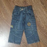 Дебели дънки Хага 86см-10лв+подарък НОВИ, снимка 1 - Панталони и долнища за бебе - 28246271