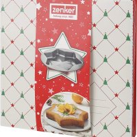 НОВИ! Коледна форма Звезда Zenker торти кексове пайове Ø27.5х4.5см, снимка 5 - Съдове за готвене - 38572909
