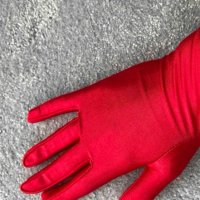 дълги червени ръкавици, снимка 5 - Ръкавици - 43716746