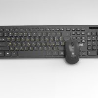 Makki БДС клавиатура и мишка 2.4G BG low-profile chocolate, снимка 5 - Клавиатури и мишки - 43063664