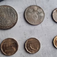 Лот от 6 монети Аржентина Световно първенство по футбол 1978, в кутия, снимка 2 - Нумизматика и бонистика - 43379435