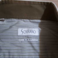 Нова елегантна риза ,,SOVRANO" р-р L, снимка 5 - Ризи - 35376646